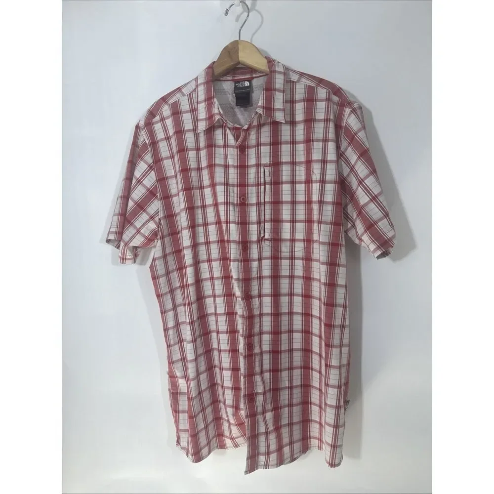 The North Face TNF SS Boulder Donner Woven Button Down Shirt Men's Size XL